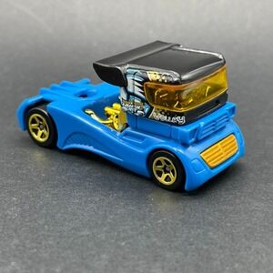 Hot Wheels Semi-Fast Truck Tractor Blue Sports Volley Diecast 1/64 Scale